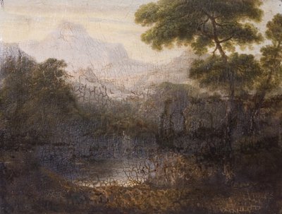 Mountainous Landscape by British School